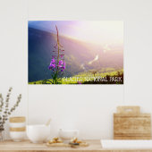 Vuurwerk in Glacier National Park Poster (Keuken)