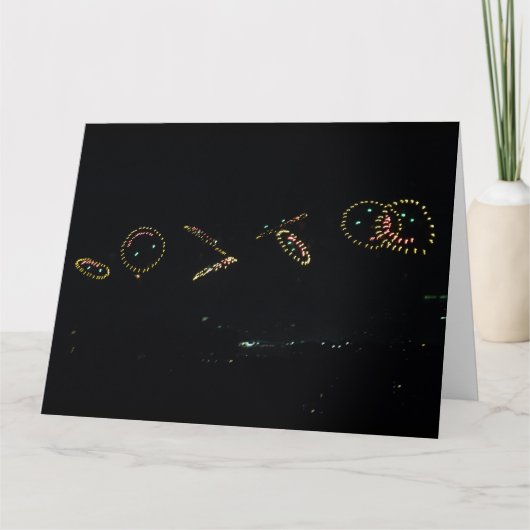 Vuurwerk in grote kaart (Voorkant)