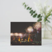 Vuurwerk in Houston Texas Briefkaart (Staand voorkant)