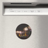 Vuurwerk in Houston Texas Magneet (Insitu (Vaatwasser))