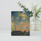 Vuurwerk in Nice | Nikolai Tarkhov Briefkaart (Staand voorkant)