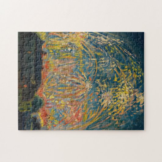 Vuurwerk in Nice | Nikolai Tarkhov Legpuzzel (Horizontaal)