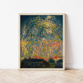 Vuurwerk in Nice | Nikolai Tarkhov Poster