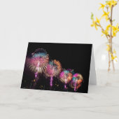 Vuurwerk in NYC Kaart (Gele Bloem)