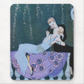 Vuurwerk in Parijs Art Deco Muismat (Voorkant)