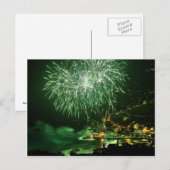 Vuurwerk in Recco Briefkaart (Voorkant / Achterkant)