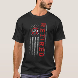 Vuurwerk in ruste vuurwerkplaats Amerikaanse vlag  T-shirt
