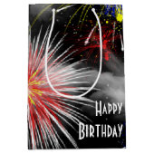 Vuurwerk in wolken medium cadeauzakje (Voorkant)