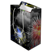 Vuurwerk in wolken medium cadeauzakje (Achterkant Gekanteld)