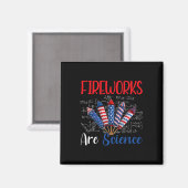Vuurwerk is dag van de onafhankelijkheid van de we magneet (Voorkant / Achterkant)