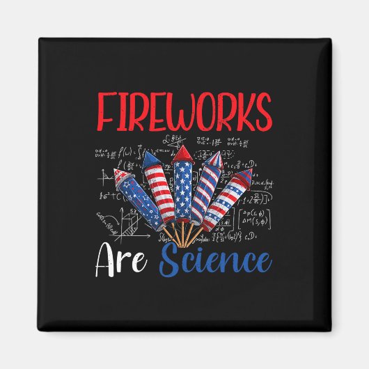 Vuurwerk is dag van de onafhankelijkheid van de we magneet (Voorkant)