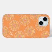 Vuurwerk Japans Sinaasappel Case-Mate iPhone Case (Achterkant (horizontaal))