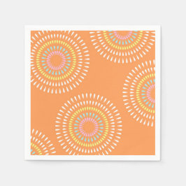 Vuurwerk Japans Sinaasappel Servet