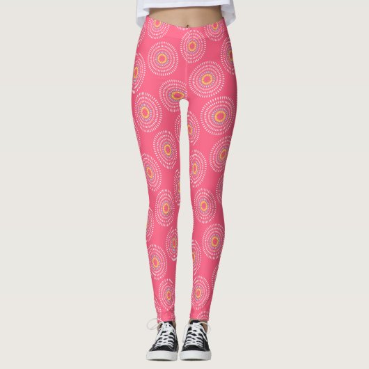 Vuurwerk Japanse Cherry Leggings (Voorkant)
