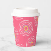 Vuurwerk Japanse Cherry Papieren Bekers (Achterkant)