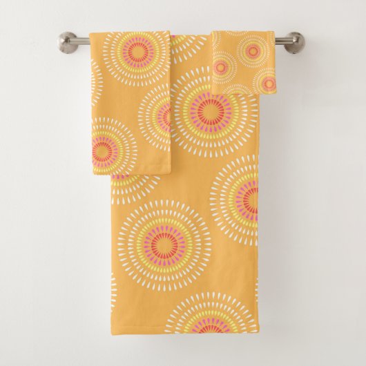 Vuurwerk Japanse Mosterd Bad Handdoek (Insitu)