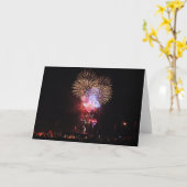 Vuurwerk Kaart (Gele Bloem)