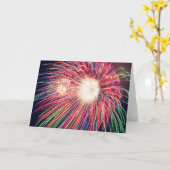 Vuurwerk Kaart (Gele Bloem)