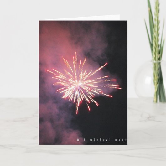 Vuurwerk Kaart (Voorkant)