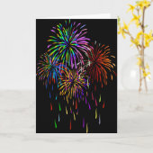 Vuurwerk Kaart (Gele Bloem)