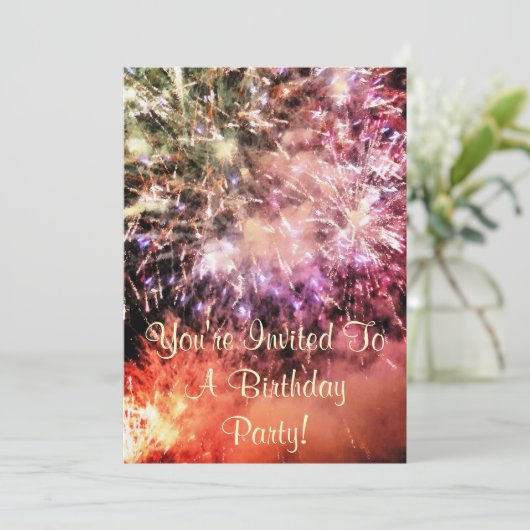 VUURWERK KAART (Staand voorkant)