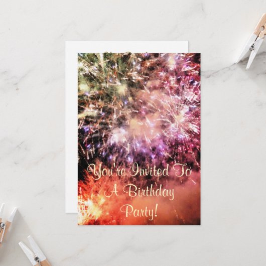 VUURWERK KAART (Voorkant / Achterkant in situ)