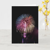 Vuurwerk Kaart (Gele Bloem)