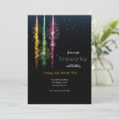 Vuurwerk Kaart (Staand voorkant)