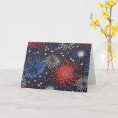 Vuurwerk Kaart (Gele Bloem)