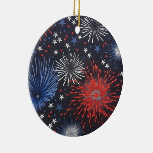 Vuurwerk Keramisch Ornament (Rechts)