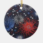 Vuurwerk Keramisch Ornament (Voorkant)