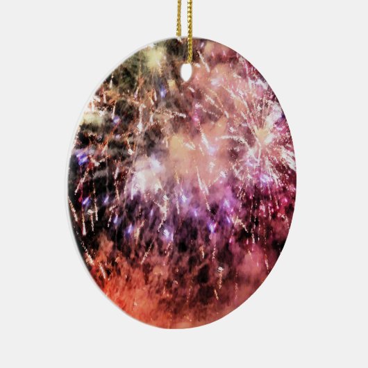 VUURWERK KERAMISCH ORNAMENT (Rechts)