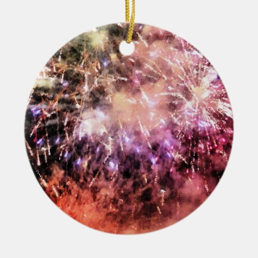 VUURWERK KERAMISCH ORNAMENT (Voorkant)