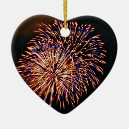 Vuurwerk Keramisch Ornament