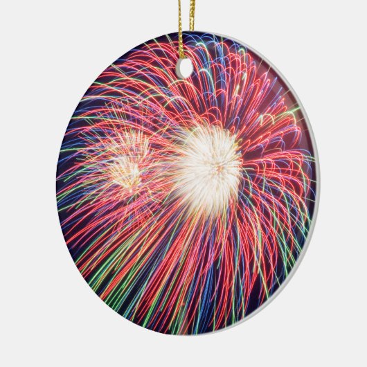 Vuurwerk Keramisch Ornament (Links)