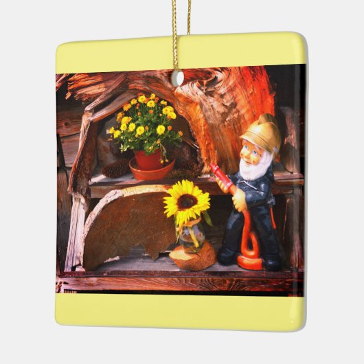 Vuurwerk Keramisch Ornament (Links)