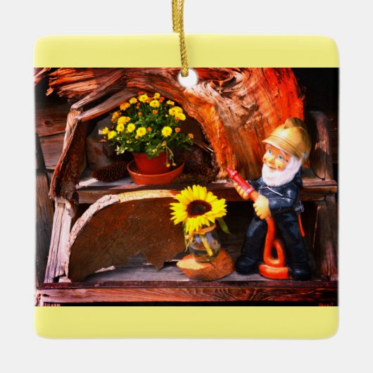 Vuurwerk Keramisch Ornament (Voorkant)