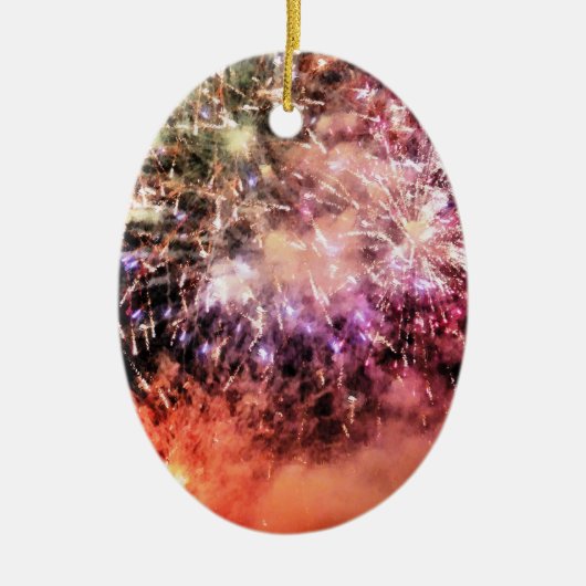 VUURWERK KERAMISCH ORNAMENT (Voorkant)