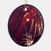 Vuurwerk Keramisch Ornament (Links)