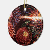 Vuurwerk Keramisch Ornament (Links)