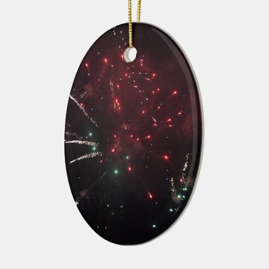 Vuurwerk Keramisch Ornament (Links)