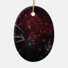 Vuurwerk Keramisch Ornament
