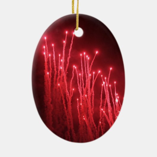 Vuurwerk Keramisch Ornament (Achterkant)