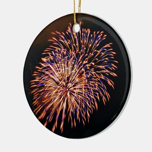 Vuurwerk Keramisch Ornament (Links)