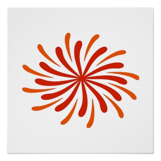 Vuurwerk Klassiek Perfect Poster (Voorkant)