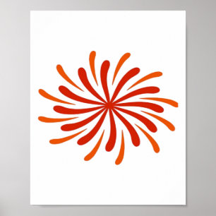 Vuurwerk Klassiek Poster