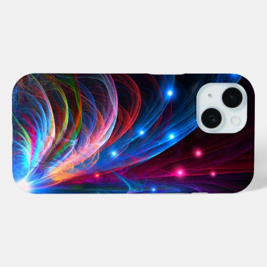 Vuurwerk - Kleurrijke Fractal Art Case-Mate iPhone Case (Achterkant (horizontaal))