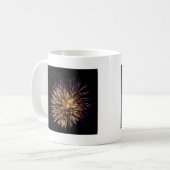 vuurwerk koffiemok (Voorkant links)
