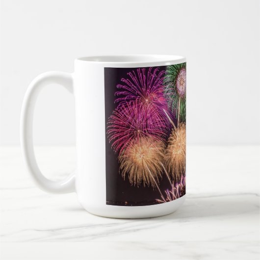 vuurwerk koffiemok (Links)