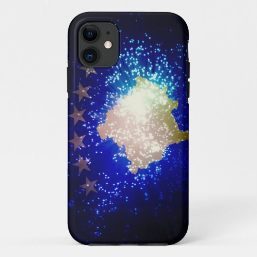 vuurwerk; Kosovaarse vlag Case-Mate iPhone Case (Achterkant)